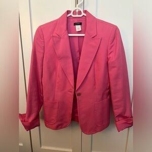 Bright Pink J Crew Blazer Size 2